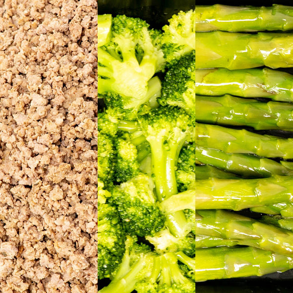 6oz Ground Turkey, Broccoli & Asparagus