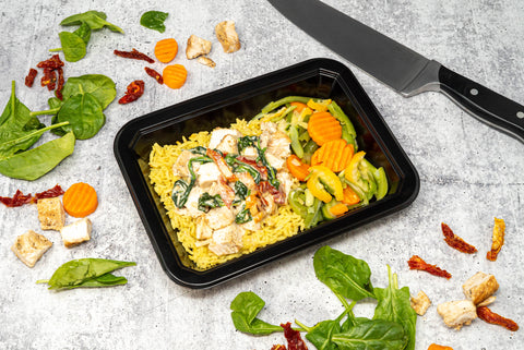 tuscan style chicken with saffron rice