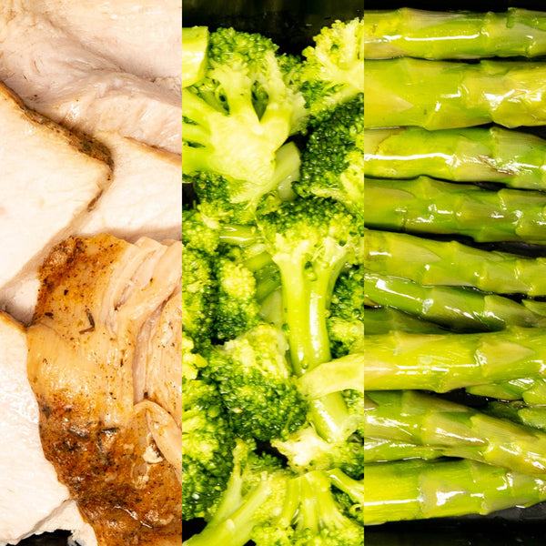 6oz Turkey Breast, Broccoli & Asparagus