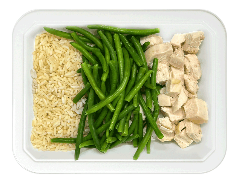 Diced Chicken, Rice & Green Beans