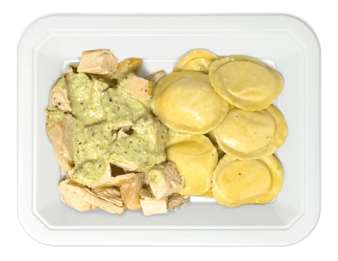 Mega Creamy Pesto Chicken & Cheesy Ravioli